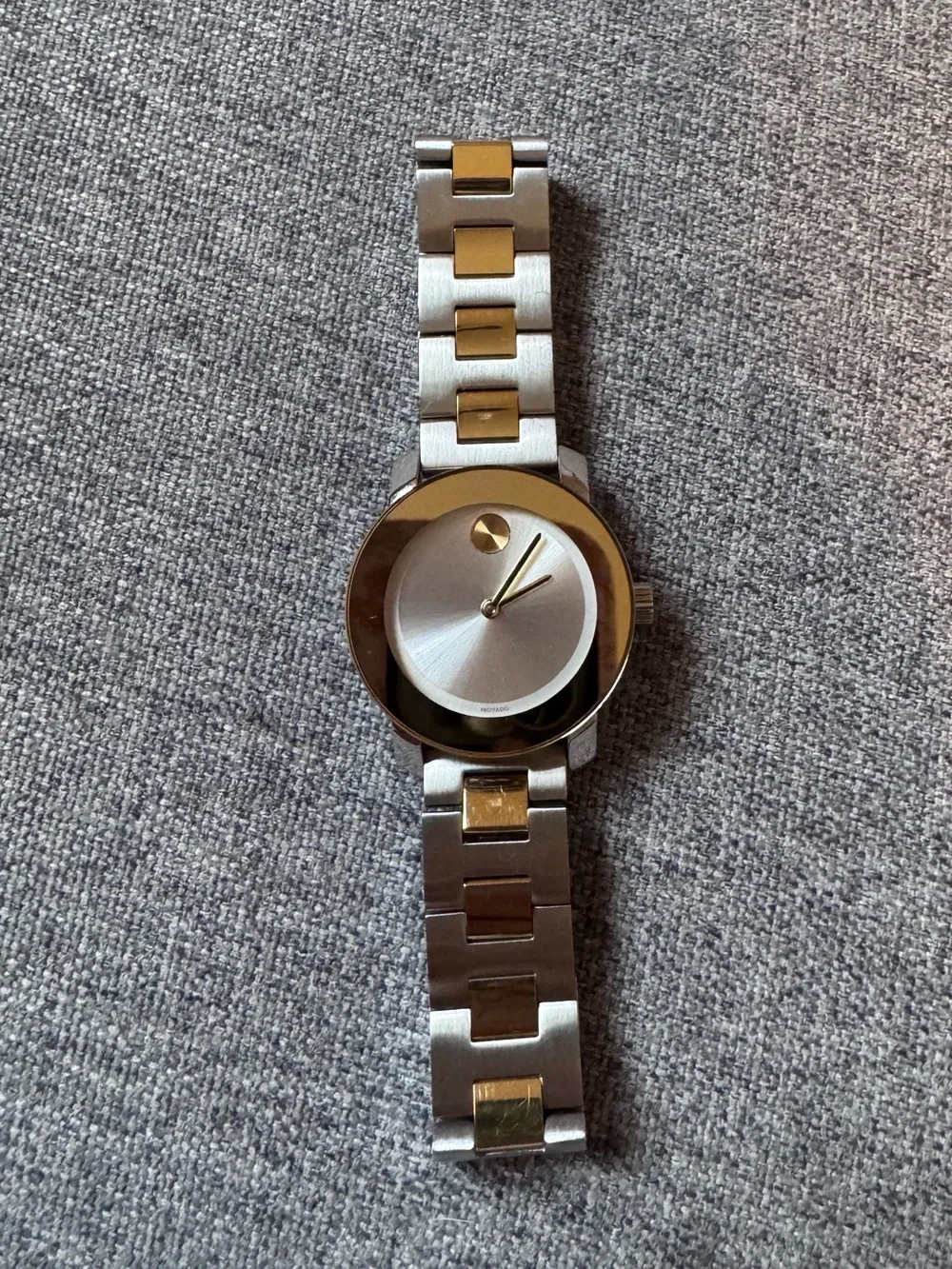Movado Bold Two Tone Gold Watch